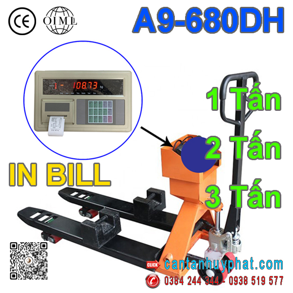 Cân điện tử in Bill phiếu A9-680DH